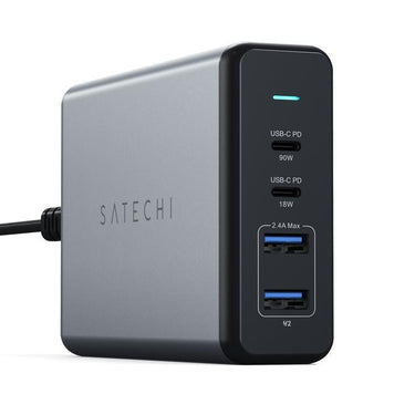 satechi 108w pro type-c pd desktop charger (space grey)